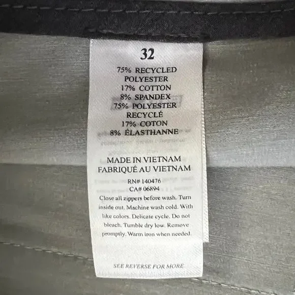 NWT Faherty Men Belt Loop All Day Shorts Chino Hybrid Ice Gray MSC0012 32 X 9